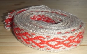 SLAVIC OR VIKING TABLET WOVEN BELT  200 CM - DECORATIVE TEXTILE BELTS{% if kategorie.adresa_nazvy[0] != zbozi.kategorie.nazev %} - SHOES, COSTUMES{% endif %}