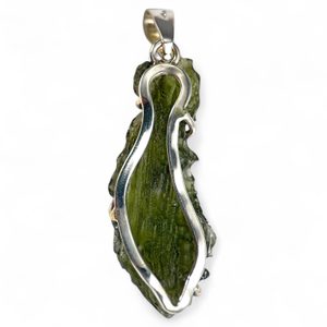 SPICA, Moldavite pendant, silver 925/1000
