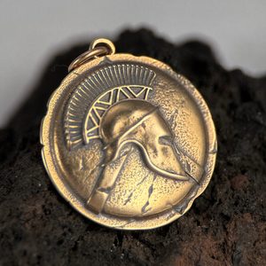 SPARTA, Spartan warrior, pendant, bronze
