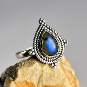 SABINA, ring, labradorite, silver 925/1000