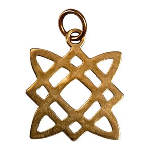 Star of Svarog, bronze pendant