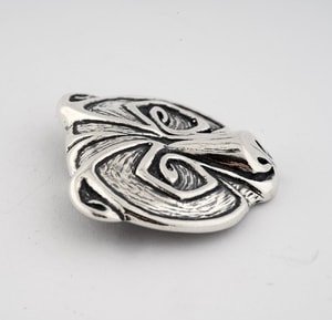 URSUS, Bear Pendant, sterling silver