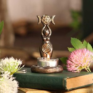 TRIPLE GODDESS TEA LIGHT 12CM - FIGURES, LAMPS, CUPS{% if kategorie.adresa_nazvy[0] != zbozi.kategorie.nazev %} - PAGAN DECORATIONS{% endif %}