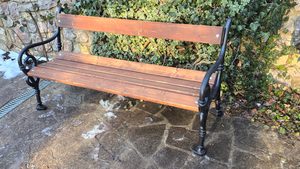 Chateau park bench, cast iron