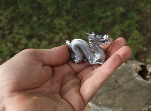 CHINESE DRAGON, TIN FIGURINE - PEWTER FIGURES{% if kategorie.adresa_nazvy[0] != zbozi.kategorie.nazev %} - PAGAN DECORATIONS{% endif %}