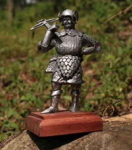 CROSSBOWMAN, HISTORICAL TIN STATUE - PEWTER FIGURES{% if kategorie.adresa_nazvy[0] != zbozi.kategorie.nazev %} - PAGAN DECORATIONS{% endif %}