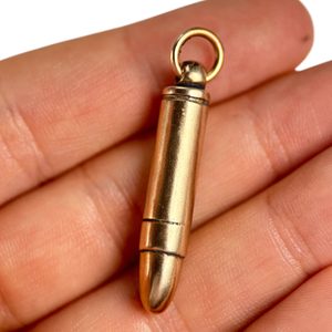 BULLET, 9mm Luger, bronze pendant