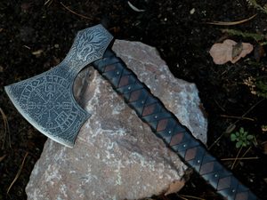 FENRIR, etched Viking Axe