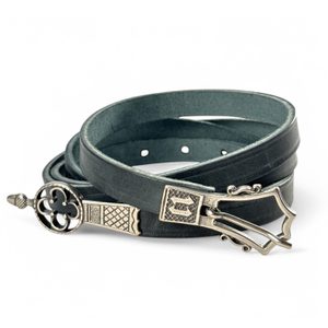 Medieval leather belt, England