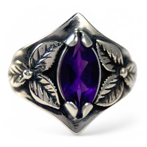 SHAMROCK, Ring, Amethyst, Silber 925