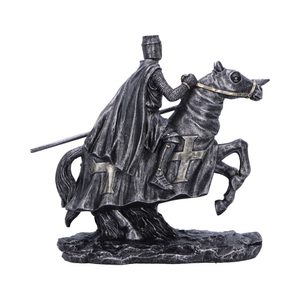 Crusader, knight on horseback 16cm