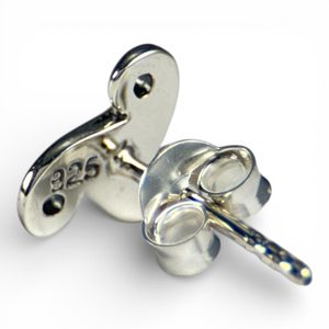 Celtic triskel, silver earrings 925/1000