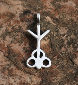 HISTORICAL PENDANT II, bronze age, silver