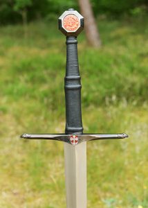 Épée à une main et demie avec fourreau en cuir