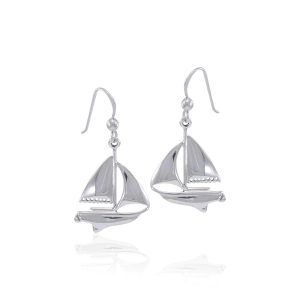 SAILBOAT SILVER EARRINGS - OHRRINGE{% if kategorie.adresa_nazvy[0] != zbozi.kategorie.nazev %} - SILBER SCHMUCKSTÜCKE{% endif %}