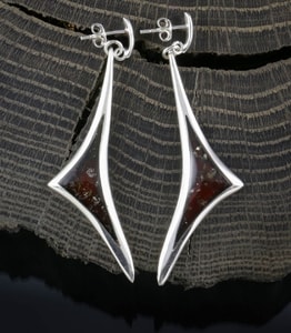 PETRONELA, BOUCLES D'OREILLES EN AMBRE, ARGENT - AMBRE ET ARGENT{% if kategorie.adresa_nazvy[0] != zbozi.kategorie.nazev %} - BIJOUX EN ARGENT{% endif %}