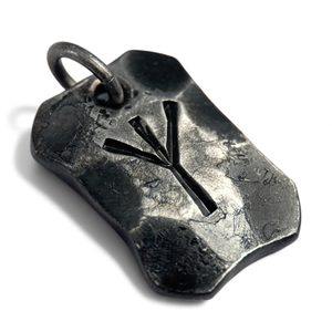 ALGIZ, rune forgée, amulette