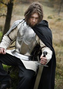 Armure Gothique, Plastron et Dos, acier d'1,2 mm d'épaisseur