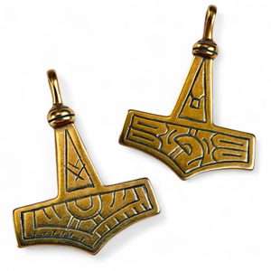 GOTLAND, Thor's Hammer, bronze amulet
