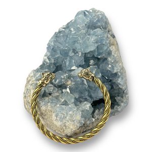 CAITLIN, Celtic Cat, bracelet, brass