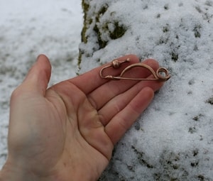 CELTIC FIBULA, La Tène culture, bronze