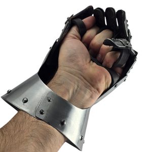 Hourglass finger gloves, 14th century, 1,5mm steel