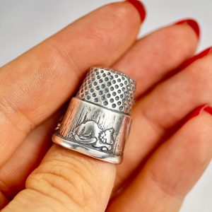 CATS, silver thimble