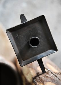 Forged medieval wall sconce