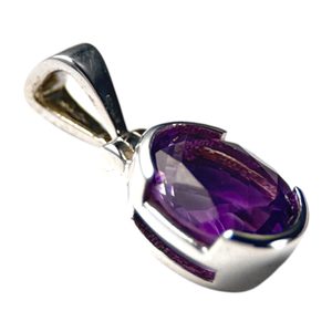 SPHINX, pendentif en argent, améthyste Ag 925/1000