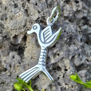 Canard, pendentif de style Europe de l'Est, argent 925/1000