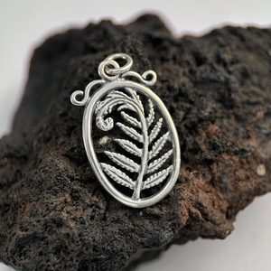 FERN, silver pendant