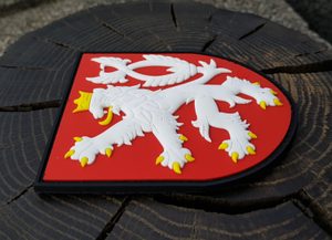 CZECH LION, RUBBER PATCH, COLOURED - PATCHES UND MARKIERUNG{% if kategorie.adresa_nazvy[0] != zbozi.kategorie.nazev %} - BUSHCRAFT{% endif %}