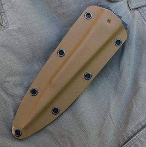 Tactical Kydex Sheath for TOP DOG throwing knife Desert