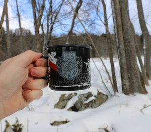Légion tchécoslovaque tasse en étain, mug émaillé
