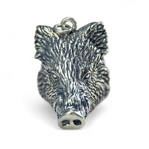 SANGLIER - pendentif, argent massif