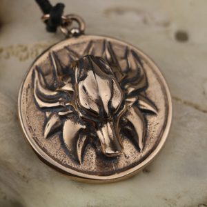 SLAWISCHER WOLF, AMULETT, BRONZE - SLAWENAMULETTE{% if kategorie.adresa_nazvy[0] != zbozi.kategorie.nazev %} - SCHMUCKSTÜCKE{% endif %}