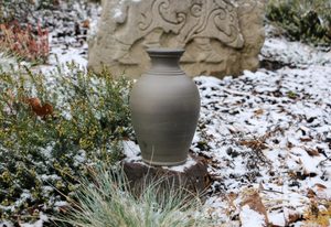 VASE - Oppidum Stradonice, Bohème, céramique celtique en graphite, réplique