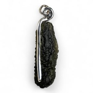 COSMA, Moldavite pendentif, argent 925/1000