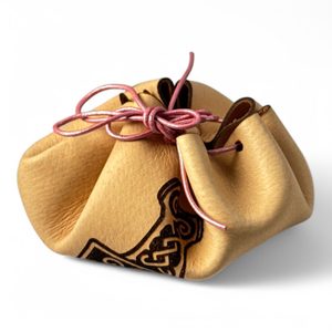 Grande pochette en cuir - Marteau de Thor