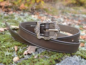 RENAISSANCE LEATHER BELT, brown