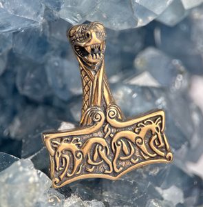 THOR'S HAMMER, Oseberg style, Norway, bronze