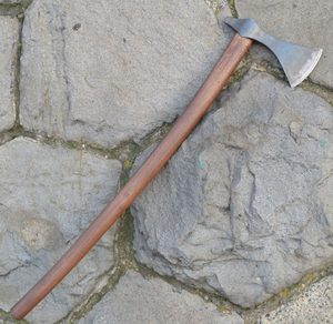 BORG. hand forged viking axe, replica