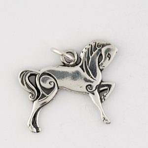 CELTIC HORSE, silver pendant