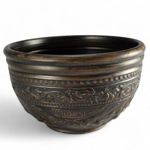 Roman ceramic bowl, olives