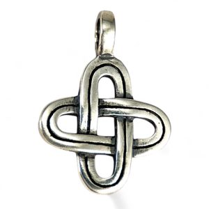 Einzelknoten, Anhänger Silber 925
