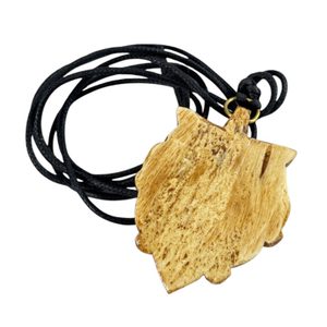 ODIN, pendant, carved, horn