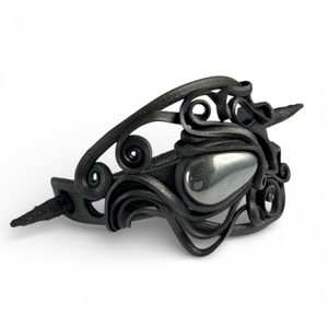 BROCHE À CHEVEUX AVEC HÉMATITE