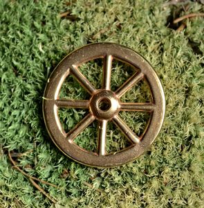 TARANIS WHEEL, BRONZE REPLICA, OPPIDUM STRADONICE, BOHEMIA - ANHÄNGER, HALSKETTEN{% if kategorie.adresa_nazvy[0] != zbozi.kategorie.nazev %} - SCHMUCKSTÜCKE{% endif %}