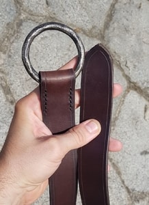 ALBAN, LEATHER BELT WITH FORGED BUCKLE - BELTS{% if kategorie.adresa_nazvy[0] != zbozi.kategorie.nazev %} - LEATHER PRODUCTS{% endif %}