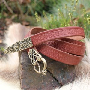 BORRE Viking Belt embossed brown